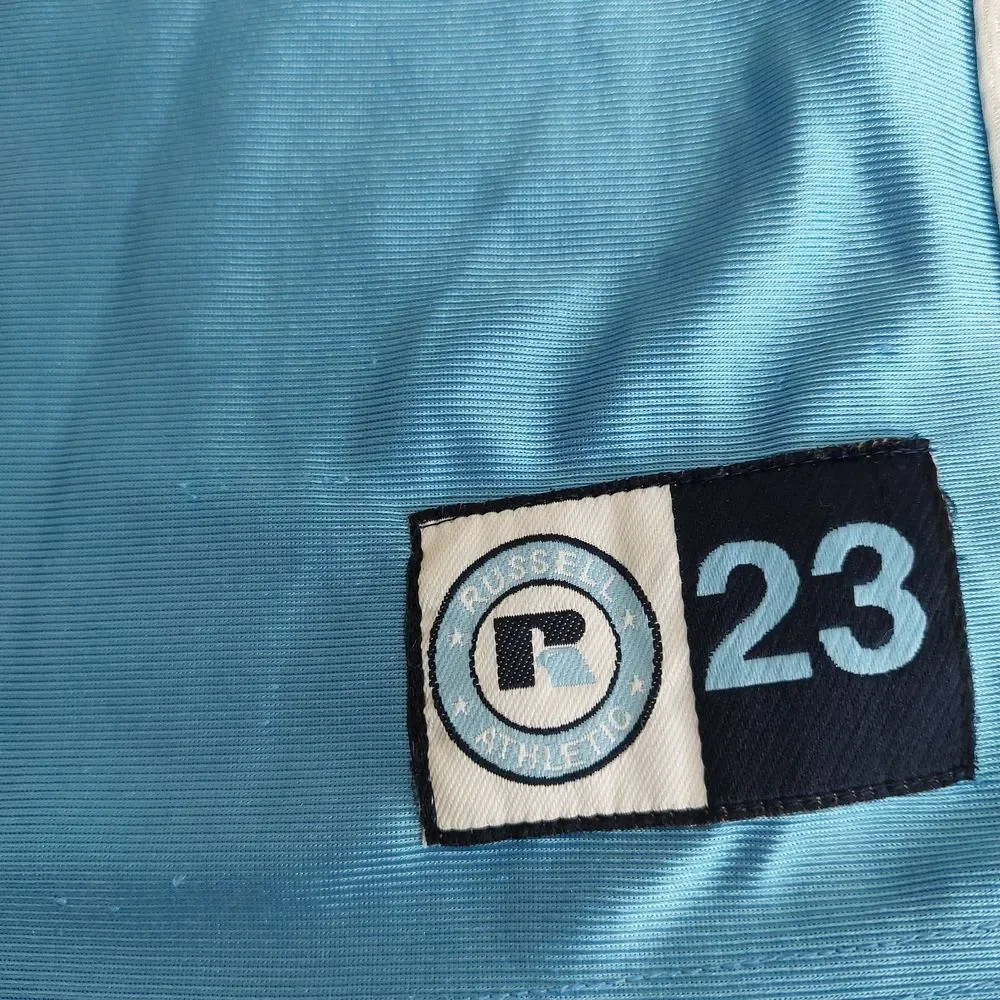 Vintage Russell Athletic Basketball Jersey Men's Medium Carolina Blue #23